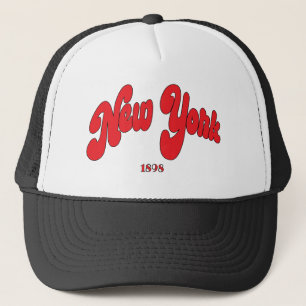 Casquette Typographie de New-York Noir-Gris