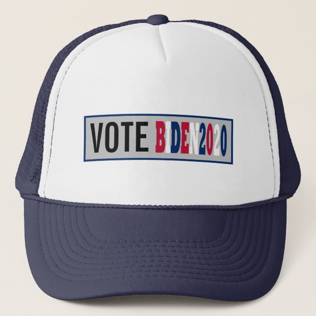 Casquette Typographie des élections présidentielles de Biden (Devant)