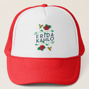 Casquette Typographie florale de Frida Kahlo  