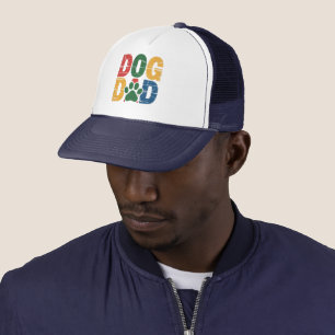 Casquette Typographie Grunge pour Papa de Chien