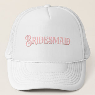 Casquette Typographie Sérif Vintage Rose Pâle Demoiselle d'H