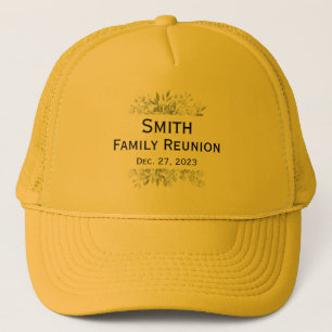 CASQUETTE TYPOGRAPHIE SIMPLE FAMILLE PERSONNALISÉE RÉUNION F