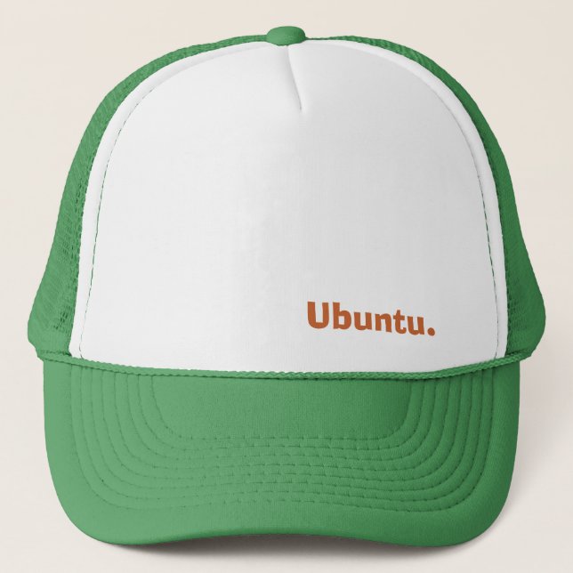 Casquette Ubuntu. (Devant)