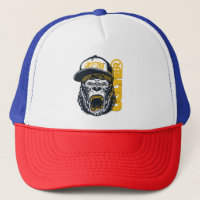 UGLYE ®️ Trucker Gorilla Ferocides chapeau