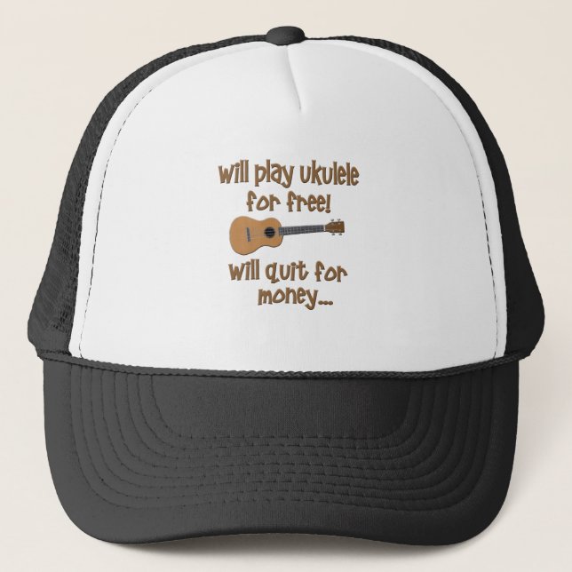 Casquette Ukulélé drôle (Devant)