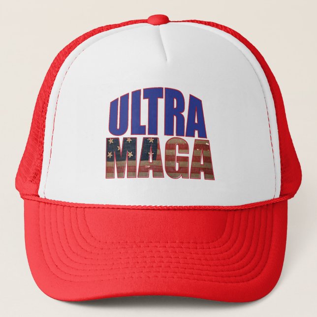 Casquette Ultra MAGA Trump Supporter 💡 Great Again USA (Devant)
