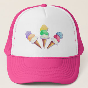 Casquette UN BON NOMBRE de SAVEURS de CRÈME GLACÉE par
