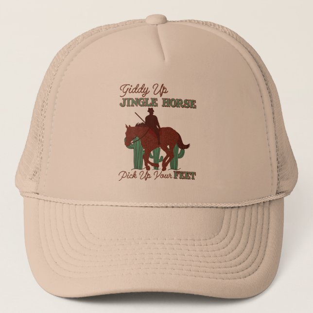 Casquette Un Cheval À Jingle, Un Cowboy (Devant)