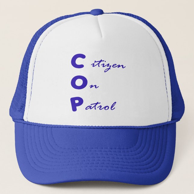 Casquette Un Citoyen Sur Un Chapeau De Camionneur De Patrol (Devant)