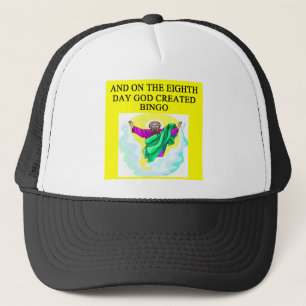 Casquette un dieu a créé le bingo-test