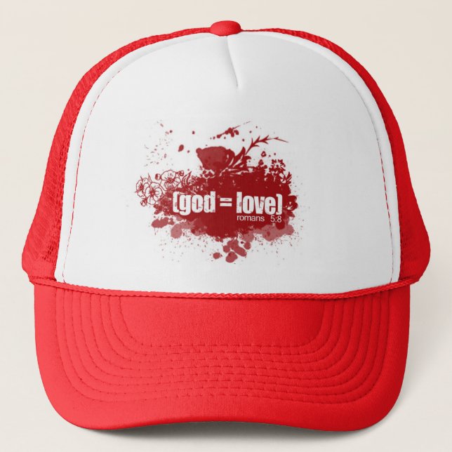 CASQUETTE UN DIEU = AMOUR (Devant)