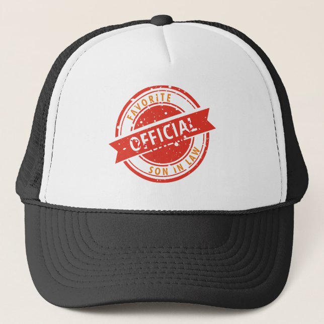 Casquette Un don de droit pour son fils préféré (Devant)