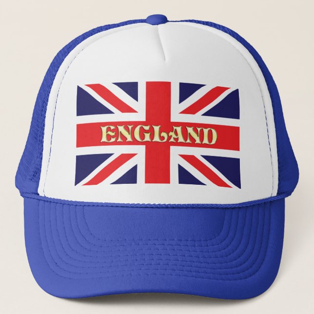 Casquette Un drapeau d'Union Jack avec l'Angleterre en face (Devant)