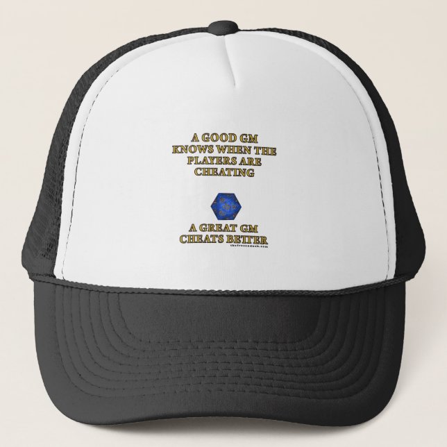 Casquette Un grand DM triche mieux (Devant)
