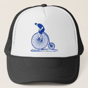 Casquette Un homme sur un penny Farthing - Marine