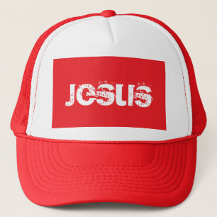 Casquette un Jésus rouge