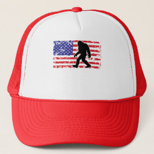 Casquette Un pied dans un drapeau américain