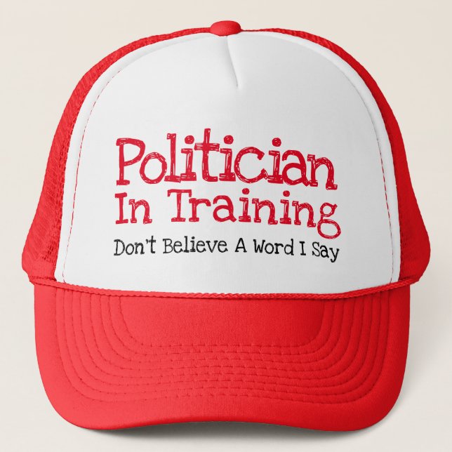 Casquette Un politicien en en formation à la mauvaise mental (Devant)