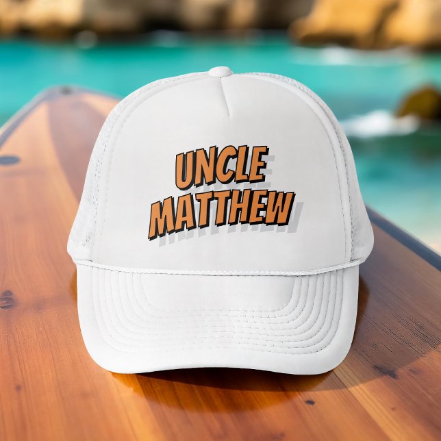 Casquette Uncle Modern Simple Cool Comic (Créateur téléchargé)