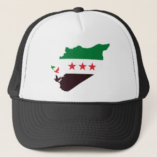Casquette Une carte de la Syrie avec le drapeau de la révolu