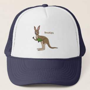 Casquette Une jolie illustration de kangourou australien