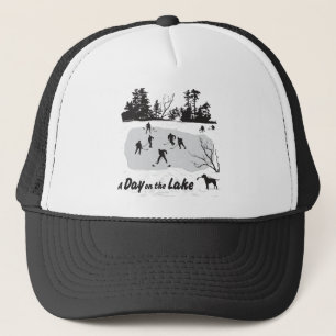 Casquette Une journée de hockey sur le lac Pond