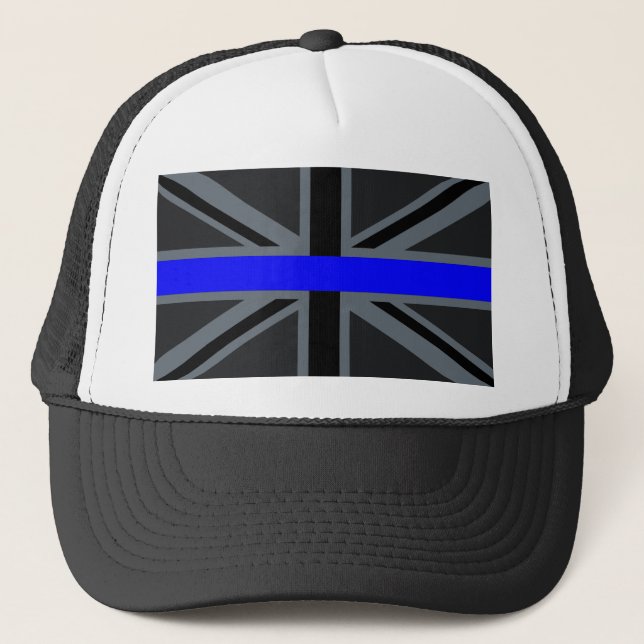 Casquette Une ligne bleue mince Union Jack (Devant)