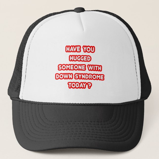 Casquette Une Personne Attaquée Avec Le Syndrome De Down Auj (Devant)