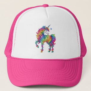 Casquette Unicorne arc-en-ciel magique