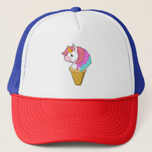 Casquette Unicorne avec crème glacée