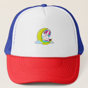 Casquette Unicorne avec nuages et lune
