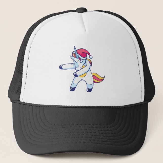 Casquette Unicorne de Noël (Devant)