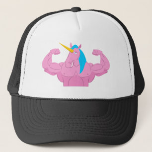 Casquette Unicorne Drôle À Gym Fitness Training Trucker Hat