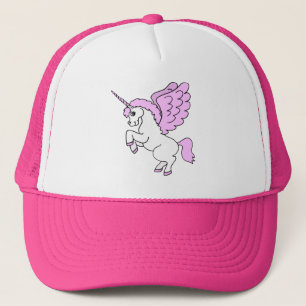Casquette Unicorne rose et blanc