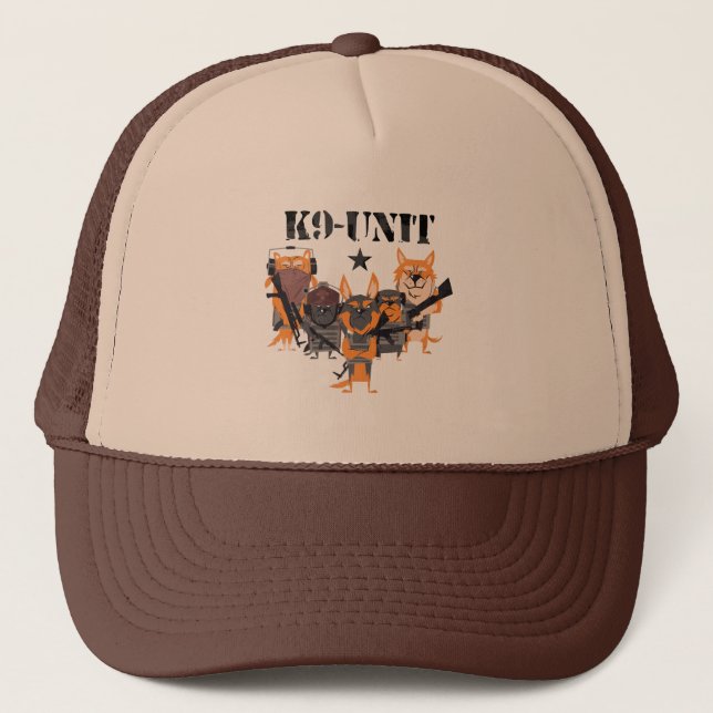 Casquette Unité de chiens de police K9 (Devant)