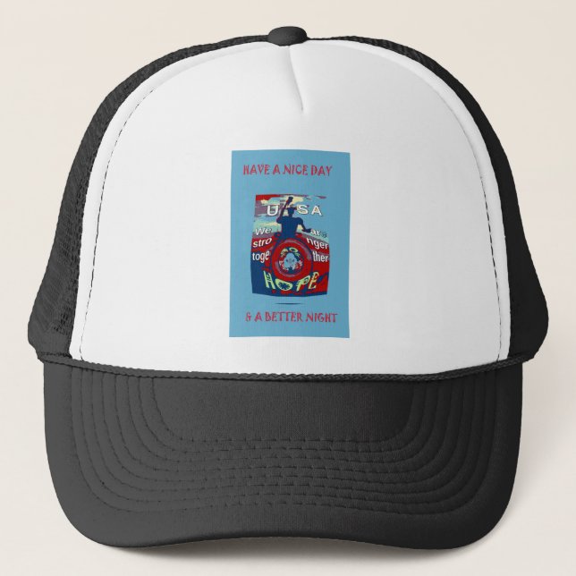 Casquette United in Hope : Stronger Together - USA Art Print (Devant)