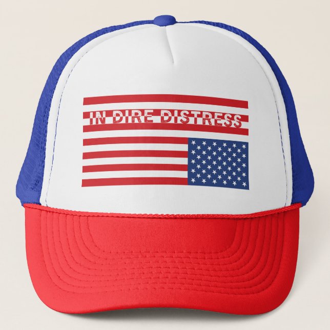 Casquette Updown USA Drapeau : En Dire (Devant)