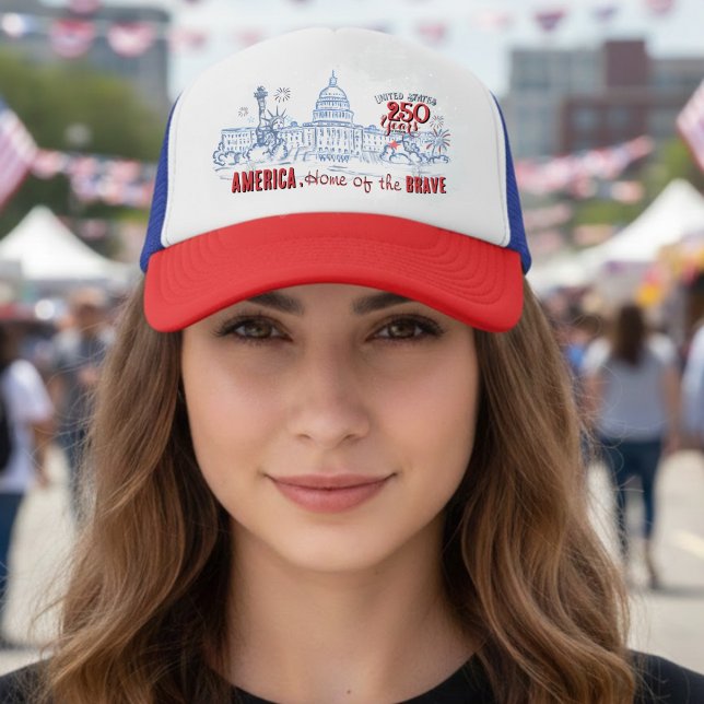 Casquette US 250 America's Anniversary Retro  (US 250 America's Anniversary Retro Trucker Hat)