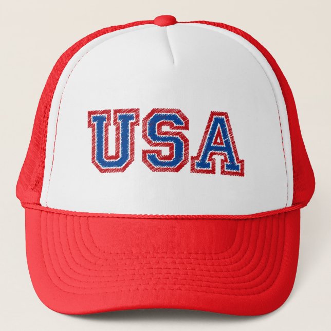 Casquette "USA" en état de détresse (Devant)