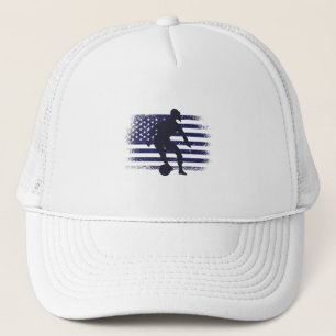 Casquette USA Soccer Fan Jersey Shirt American Flag