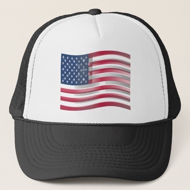 Casquette USA Unites : Stripes & Stars en Gras Design (Devant)