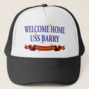 Casquette USS à la maison bienvenu Barry