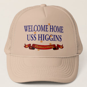 Casquette USS à la maison bienvenu Higgins