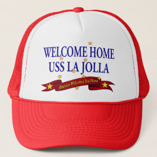 Casquette USS à la maison bienvenu La Jolla