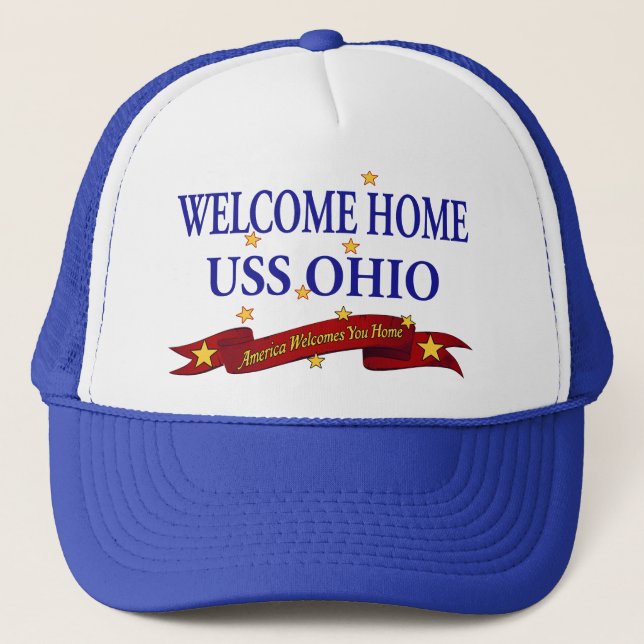Casquette USS à la maison bienvenu Ohio (Devant)