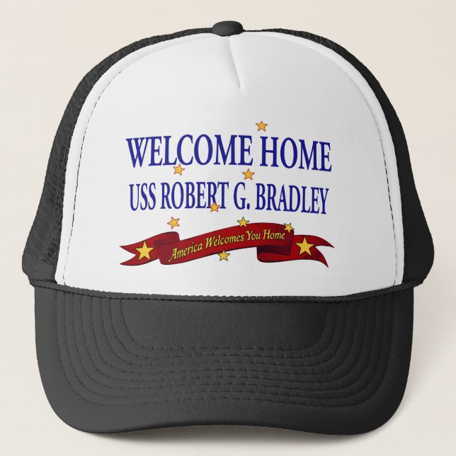 Casquette USS à la maison bienvenu Robert G. Bradley (Devant)