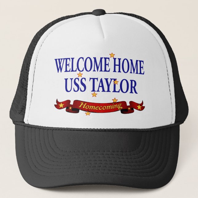 Casquette USS à la maison bienvenu Taylor (Devant)
