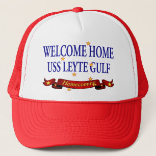 Casquette USS Leyte Gulf à la maison bienvenu