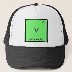 Casquette V - Symbole de l'élément de chimie amusant Velocir