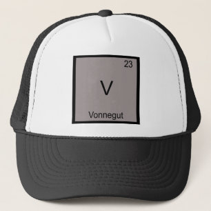 Casquette V - Vonnegut Funny Chimie Élément Symbole Tee
